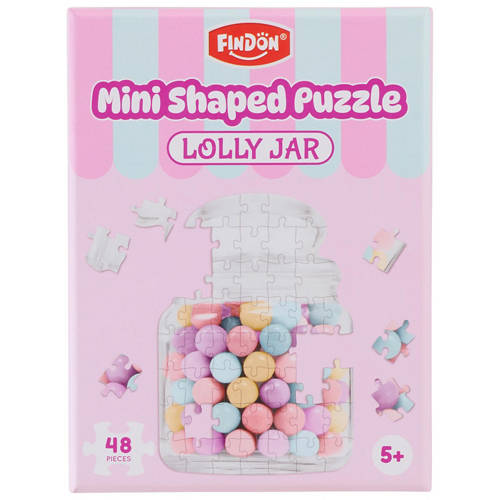 Front shot 2, Mini Shaped Puzzle 48 Piece