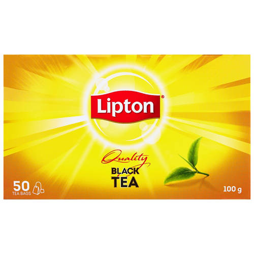 Front shot 2, Black Tea 50 Bags 100g