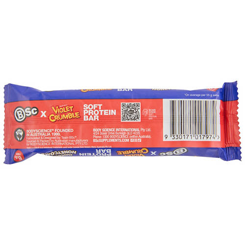 Front shot 2, Protein Bar Choc Honeycomb 55g