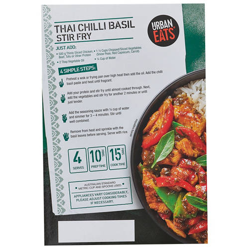 Front shot 3, Asian Meal Kit Thai Chilli Basil 201g