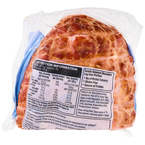Front shot 2, Double Smoked Leg Ham