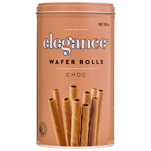 Front shot 2, Wafer Rolls Choc 350g
