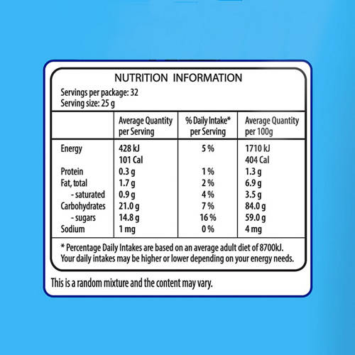 Nutrients 1, Big Selection 800g