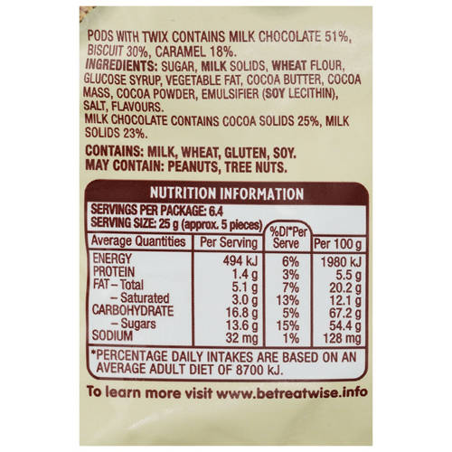 Nutrients 1, Twix 160g
