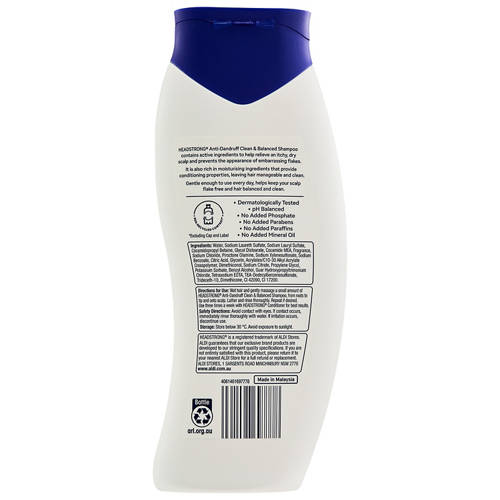 Front shot 2, Anti-Dandruff Clean & Balanced Shampoo 400ml
