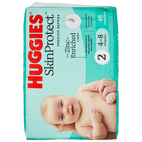 Front shot 3, Zinc Enriched Infant Nappies 48 Pack
