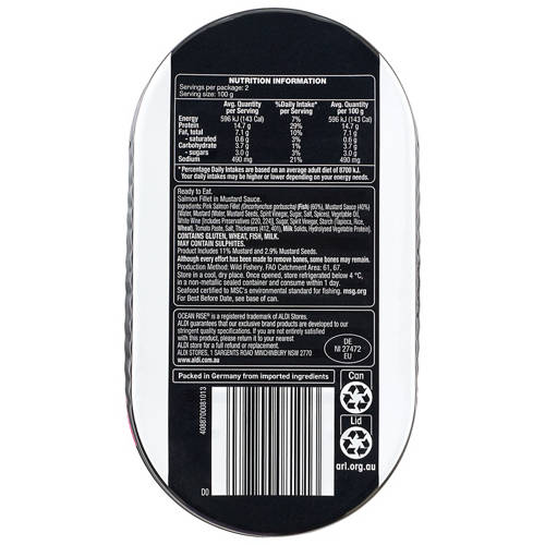 Front shot 3, Salmon Fillet Mustard 200g