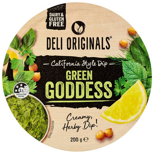 Front shot 2, Green Goddess Dip 200g