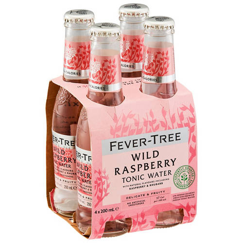 Front shot 1, Wild Raspberry Tonic 4 Pack 200ml