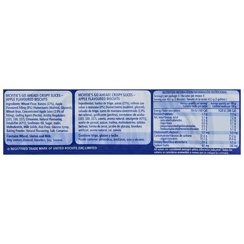 Nutrients 1, Go Ahead Apple 174g