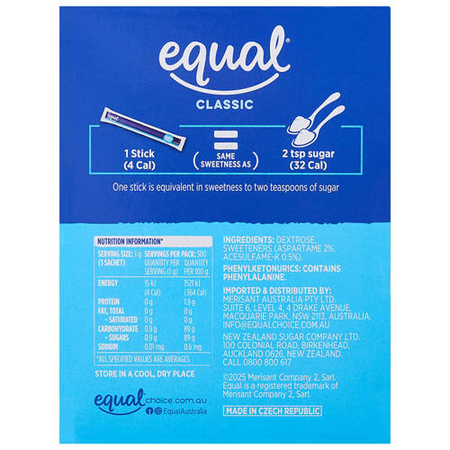 Front shot 3, Sweetener Sticks 300 Pack