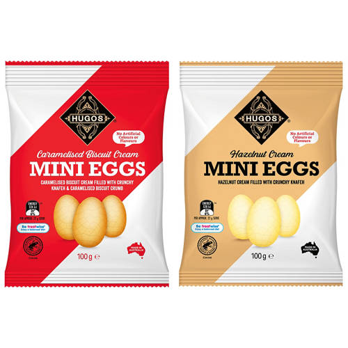 Group 1, Caramel Biscuit Mini Eggs 100g
