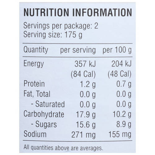 Nutrients 1, Red Cabbage with Apples 355g