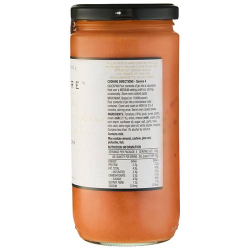 Front shot 3, Vodka Tomato Pasta Sauce 400g