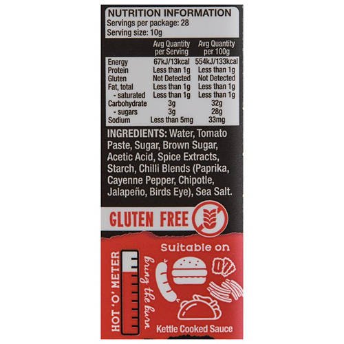 Nutrients 1, Spicy Ketchup BBQ Sauce 280g