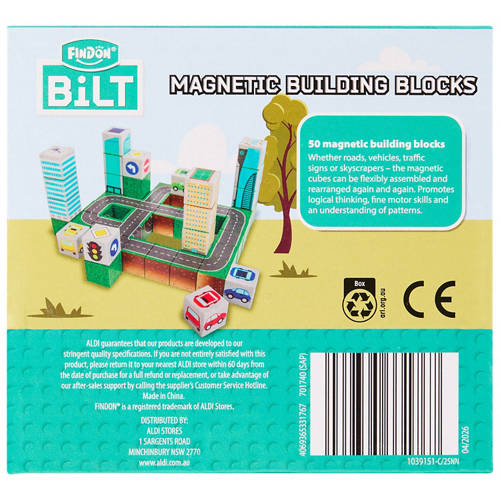 Front shot 3, Magnetic Building Blocks Assortment