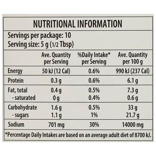 Nutrients 1, Food Craft Cape Herb and Spice Meal Solution Butter Chicken 50 g