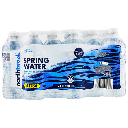 Front shot 3, Natural Australian Spring Water 24x600ml