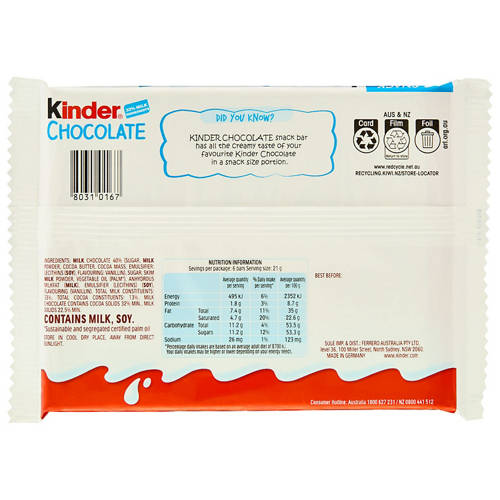 Front shot 2, Chocolate Sharepack 126g
