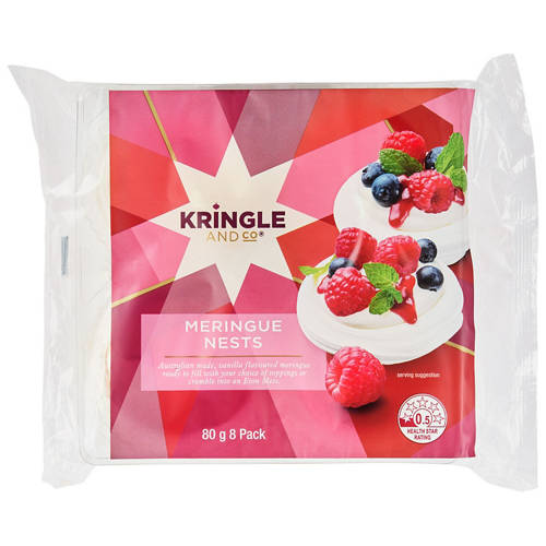 Front shot 3, Meringue Nests 8 Pack 80g