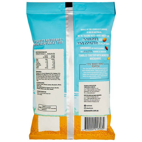 Front shot 2, Sesh Snacks Drovers Mix 300g