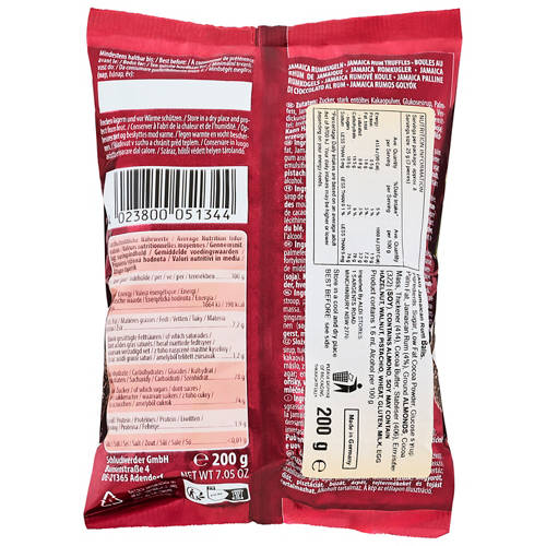 Front shot 2, Jamaica Rum Kugeln 200g