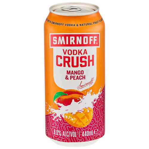 Front shot 3, Crush Mango & Peach 4 Pack 440ml