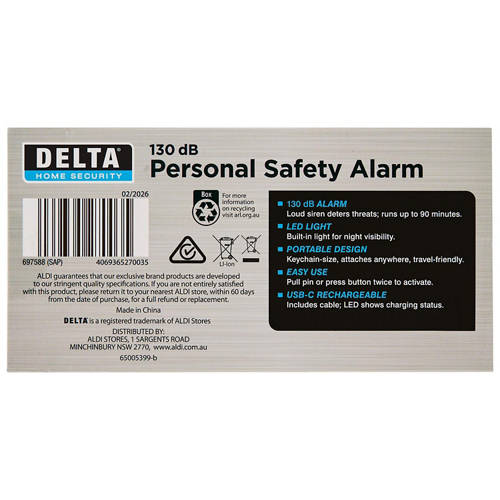 Front shot 4, Assorted Personal Key Chain Alarm