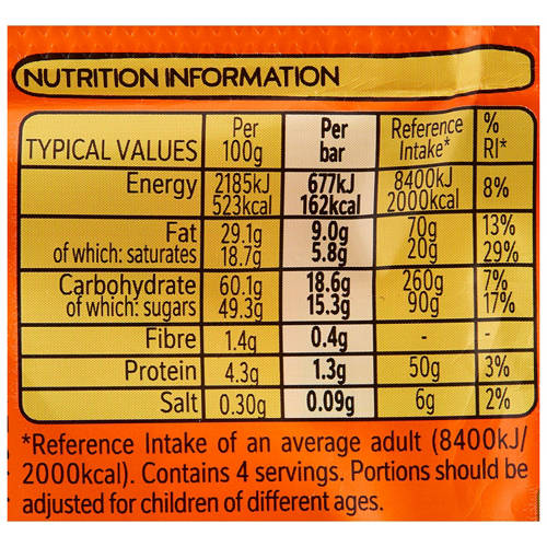 Nutrients 1, Toffee Crisp 4 Pack 31g