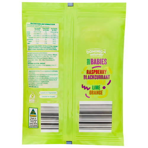 Front shot 2, Sour Babies 180g