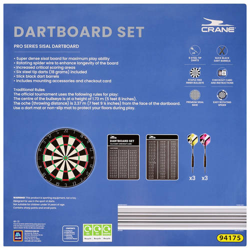 Front shot 4, Deluxe Dartboard Set
