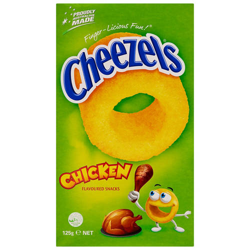Front shot 2, Cheezels Chicken Box 125g