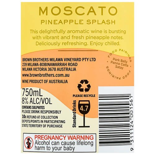 Nutrients 1, Moscato Pineapple Splash
