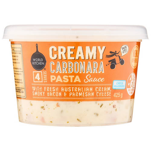 Front shot 2, Carbonara Sauce 425g