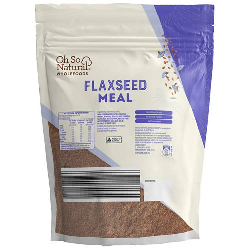 Front shot 2, Flaxseed Meal 1kg