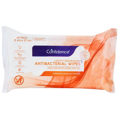 Front shot 2, Assorted Antibacterial Wipes 40 Pack
