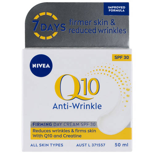 Front shot 2, Q10 Anti Wrinkle Extra Firming Day Cream SPF30 50ml