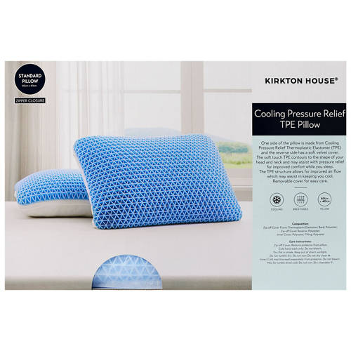 Front shot 2, Cooling Pressure Relief TPE Pillow