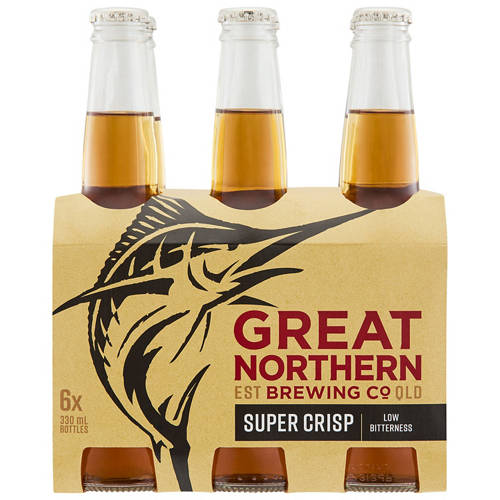 Front shot 2, Super Crisp Lager 6 Pack 330ml