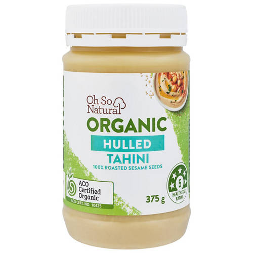 Front shot 2, Organic Hulled Tahini 375g