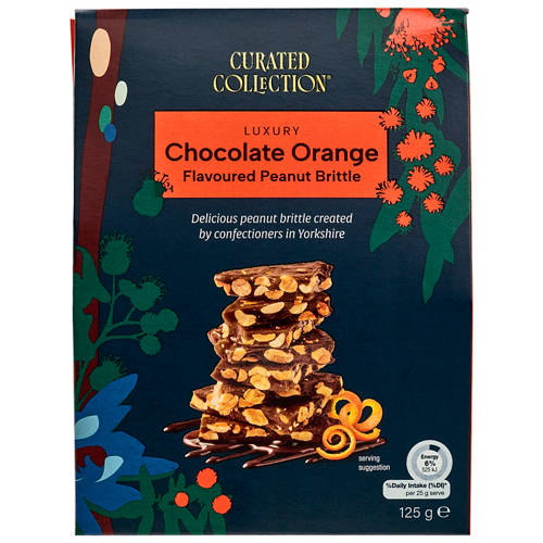 Front shot 2, Gourmet Chocolate Orange Peanut Brittle 150g