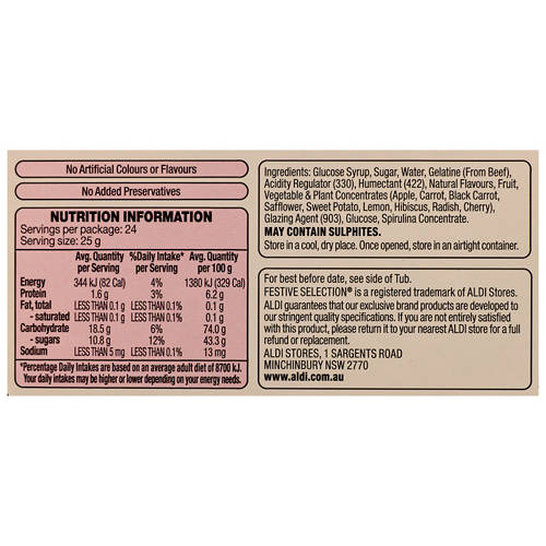 Nutrients 1, Christmas Mix Tub 600g