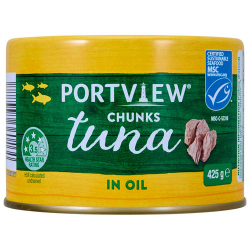 Front shot 2, Tuna Chunks in Oil 425g