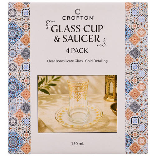 Front shot 3, Glass Tea Cups