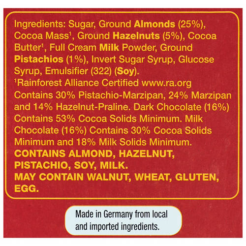 Ingredients 1, Mozartkugeln 200g