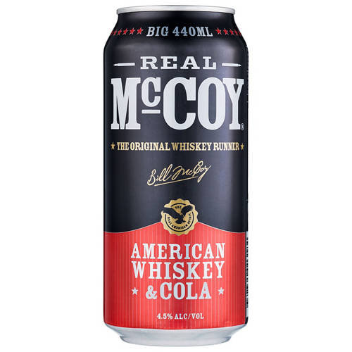 Front shot 3, Whiskey and Cola Cans 4 Pack 400ml