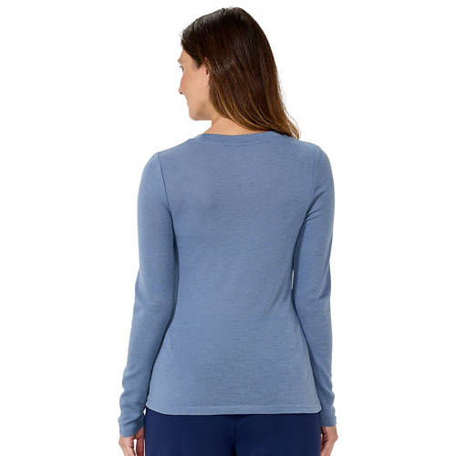 Front shot 2, Women's Merino Wool Knit Crew Neck Top