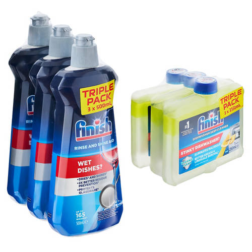 Group 1, Dish Washing Additives Rinse and Shine 3 Pack 500ml