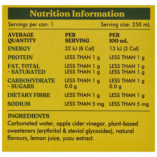 Nutrients 1, Yuzu Lemon 4x250ml