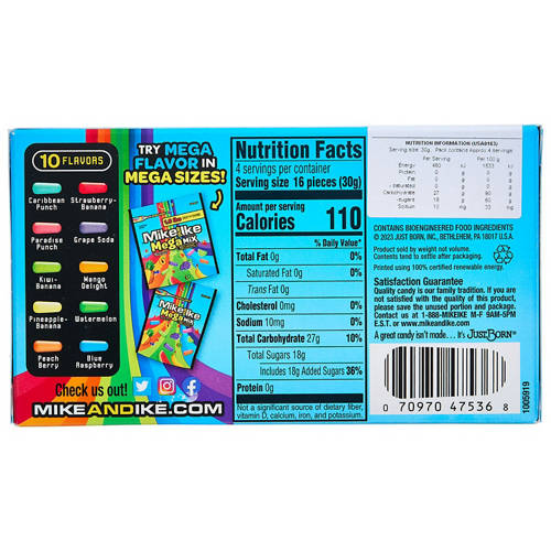 Front shot 3, Mike and Ike Assorted Original 120g